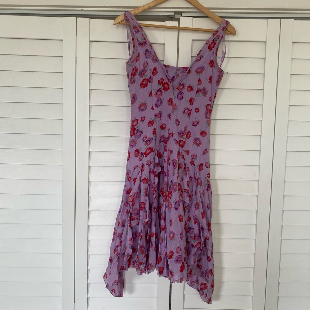Anthropologie Odille Cotton Floral Dress Size 0